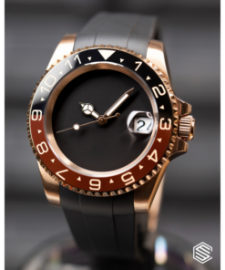 Rose Gold Beer Blackout - Seiko Mod 2